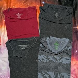 American Eagle Outfitters Men's Short Sleeve Bundle Of 4 Size Medium